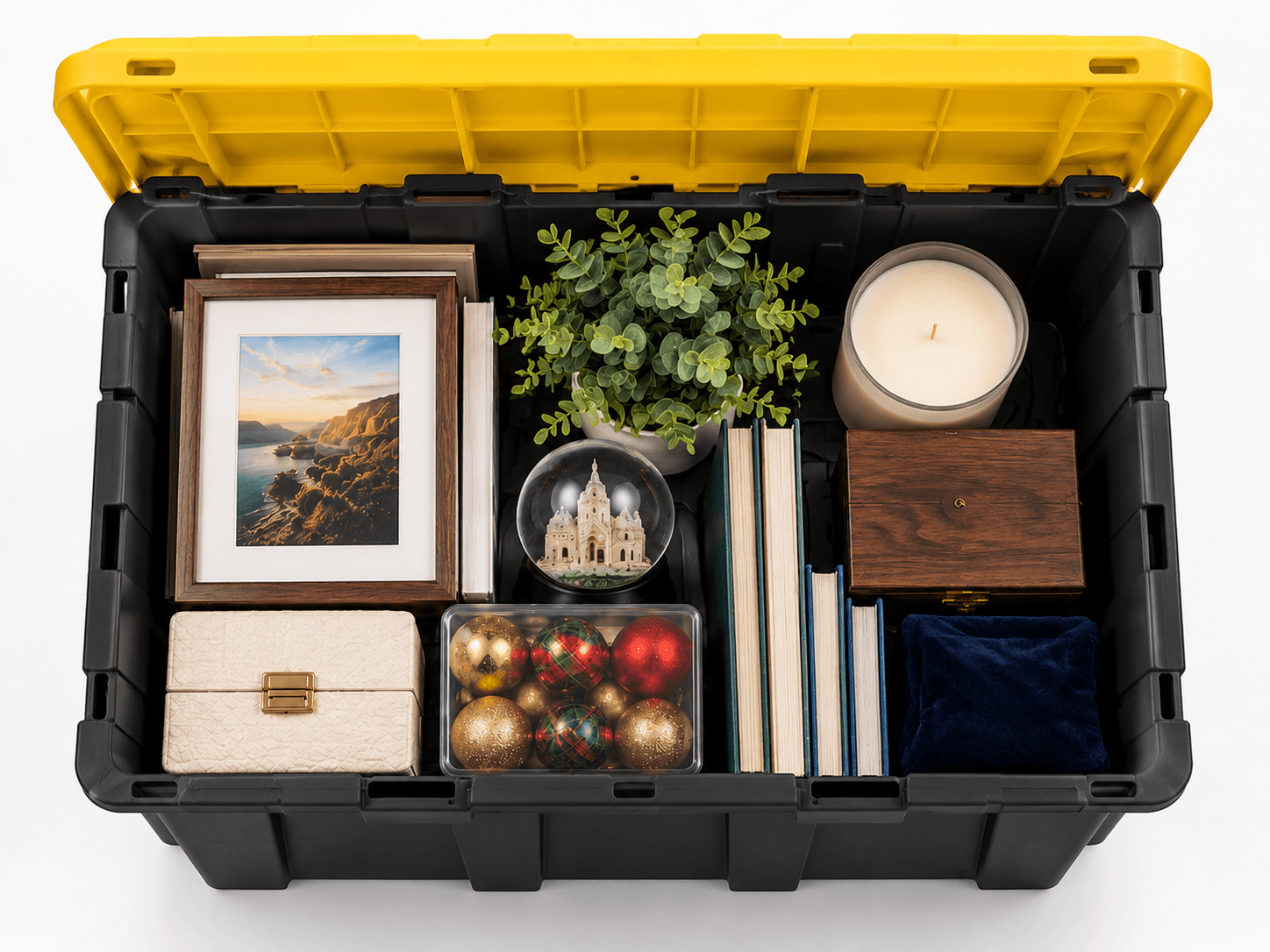 Decor storage example for the Small Fort Lox box