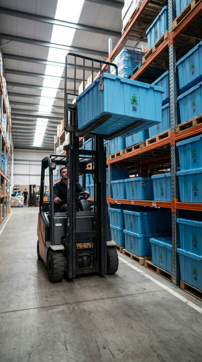 Forklift warehouse
